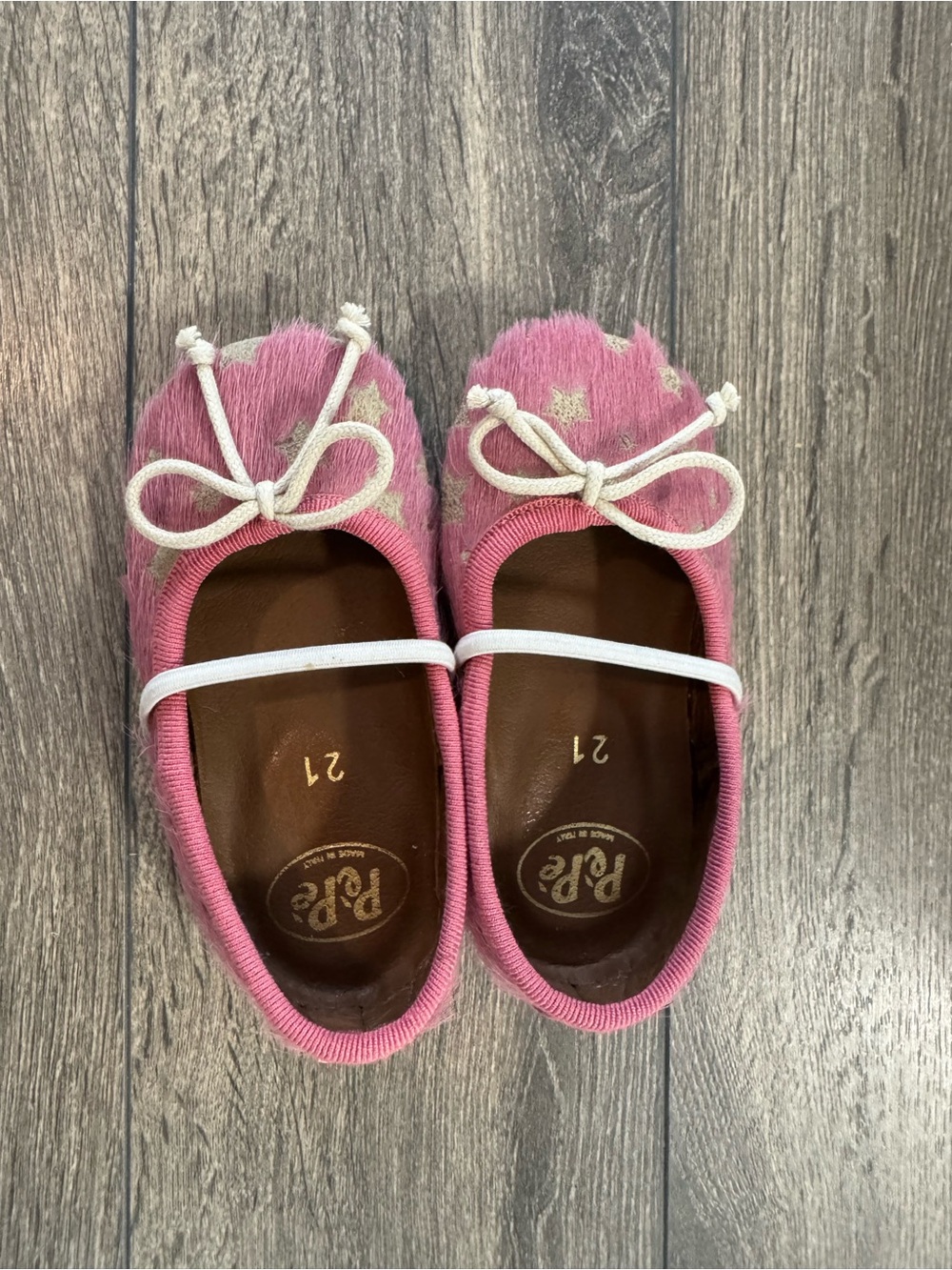 Pepe Pink Star Ballet Flats